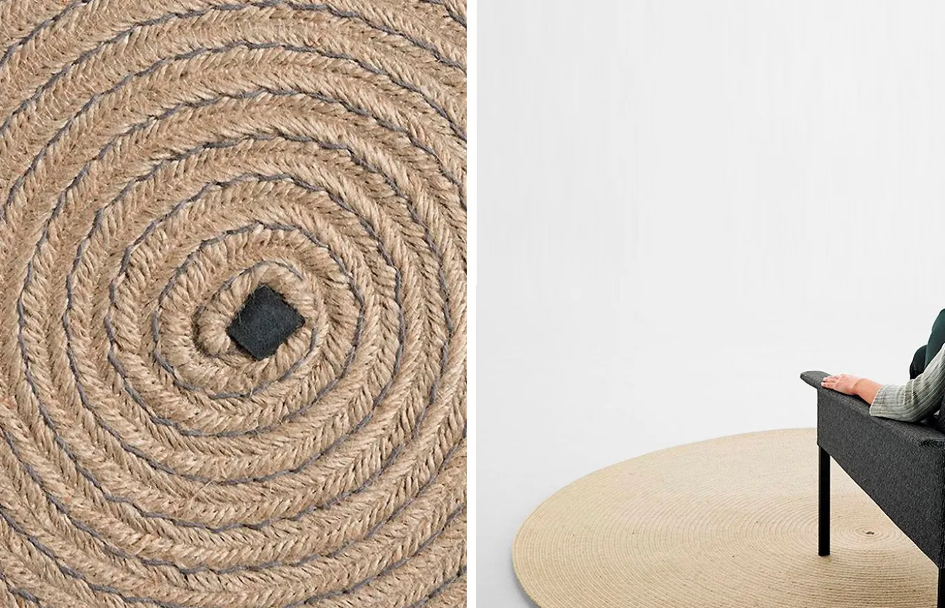 Alfombra Espadrille Curve de Naturtex