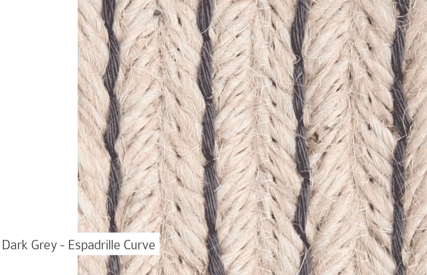 Alfombra Espadrille Curve de Naturtex