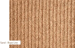 Alfombra Sisal Rope Curve de Naturtex