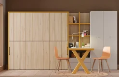 Cama abatible de madera Sao Paulo de Lagrama