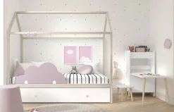 Cama casita con cama nido 190 de Ros