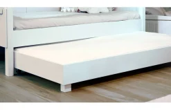 Cama casita con nido blanca de Mathy by Bols