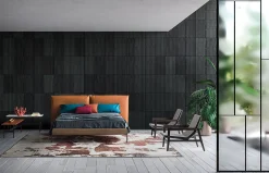 Cama con cabecero tapizado Chloe de Devina Nais