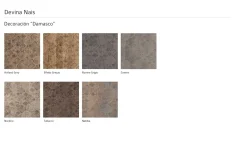 Composición de dormitorio con cabecero Zen decorado con textura de Devina Nais