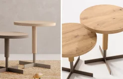 Conjunto de mesita auxiliar Ox de Lagrama