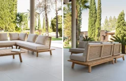 Conjunto de sofás exterior Nature de Arkimueble
