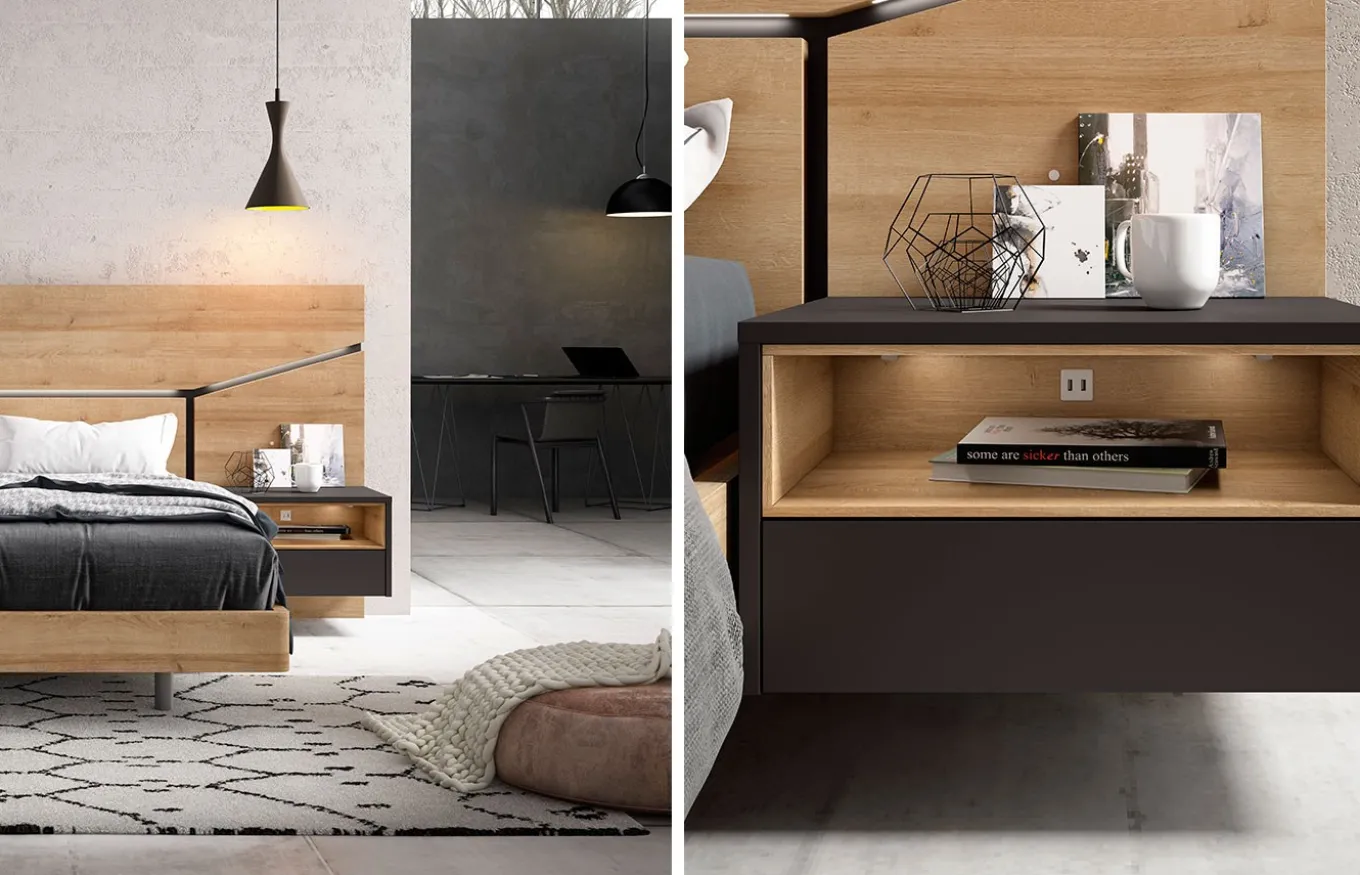 Dormitorio Amy 2B de Lan Mobel