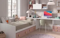 Habitación infantil juvenil con Nido Compacto bajo F-105 de Glicerio Chaves