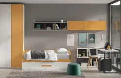 Habitación infantil juvenil con Nido Compacto bajo F-107 de Glicerio Chaves
