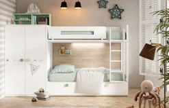 Habitación juvenil 54 con litera de Lan Mobel