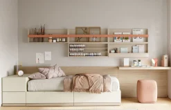 Habitación juvenil con cama cubo 08 Flow de Jotajotape