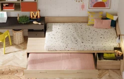 Habitación juvenil con Cama nido Kubox I de Lagrama