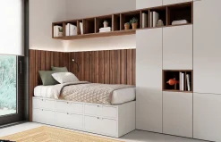 Habitación juvenil con cama compacto 33 Flow de Jotajotape