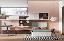 Habitación juvenil con Cama individual Tau de Lagrama