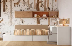 Habitación juvenil con cama cubo 05 Flow de Jotajotape