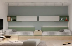 Habitación juvenil con cama cubo 07 Flow de Jotajotape