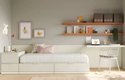 Habitación juvenil con cama cubo 10 Flow de Jotajotape