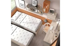 Habitación juvenil con cama nido 02 de ROS