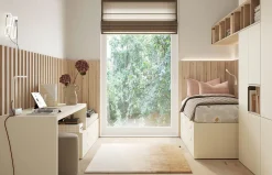 Habitación juvenil con cama compacto 34 Flow de Jotajotape