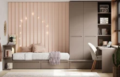 Habitación juvenil con cama cubo Flow 12 de Jotajotape