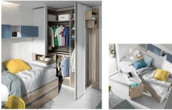 Habitación juvenil con compacto Style 04 de Montes