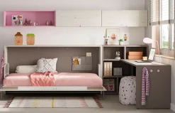 Habitación juvenil Up&Down 09 con cama abatible baja de Jotajotape