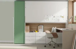 Habitación juvenil Up&Down 17 con cama abatible alta de Jotajotape