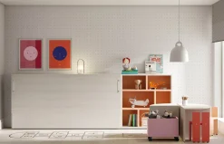Habitación juvenil Up&Down 01 con cama abatible baja de Jotajotape