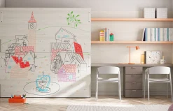 Habitación juvenil Up&Down 13 con literas abatibles de Jotajotape