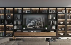 Librería mueble Tv Qubic 2.0 modelo 25 de Piñero y Cabrero