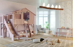 Litera casita con tobogán de Mathy by Bols