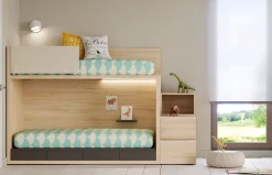 Litera infantil de madera Cottage 005 de Lagrama