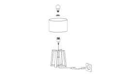 Lámpara de sobremesa Chietino de Eglo