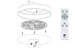 Lámpara de techo Romao 3 de Eglo
