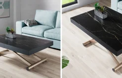 Mesa de centro transformable Melisa en Porcelánico