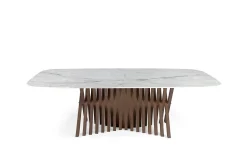 Mesa de comedor Alf Wood Keramic de Nacher