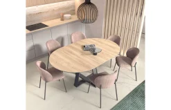 Mesa de comedor extensible redonda 235 de Kazzano
