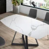 Mesa de comedor extensible porcelánico 1096 de Ángel Cerdá