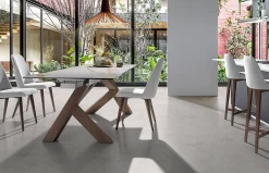 Mesa de comedor extensible Ash Cerámica de Nacher