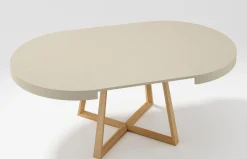 Mesa de comedor extensible redonda Golden de Rodri Diseño