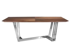 Mesa de comedor fija madera nogal 1097 de Ángel Cerdá