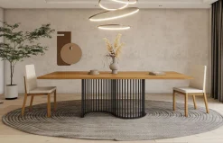 Mesa de comedor Nilo con tapa July de Tadel