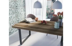 Mesa de comedor Qubic 2.0 modelo 2 patas metal de Piñero y Cabrero