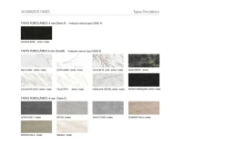 Mesa de comedor redonda Adara con tapa porcelánico de Tadel