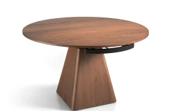 Mesa de comedor redonda extensible 1081 de Ángel Cerdá