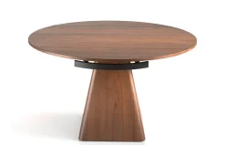 Mesa de comedor redonda extensible 1081 de Ángel Cerdá