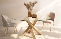 Mesa de comedor Ural redonda de Rodri Diseño