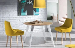 Mesa de madera redonda Isaba de Almosa