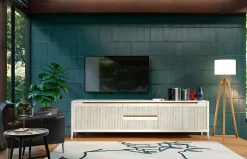 Mueble Tv Tallín White Gold de Grupo Seys