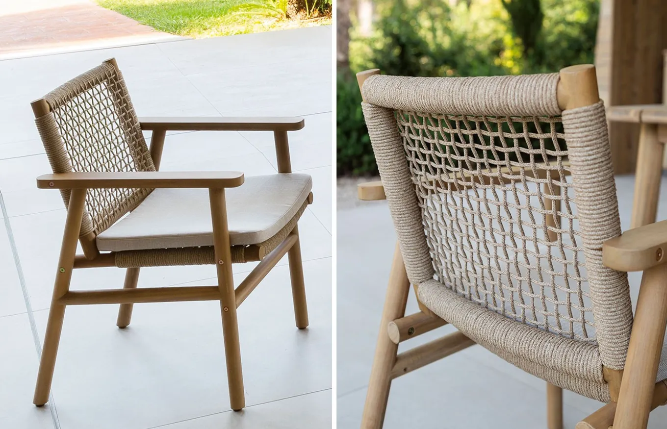 Silla de comedor de exterior Nature de Arkimueble